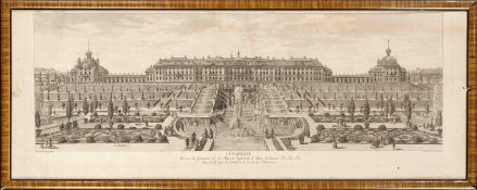 Historical view of the palace in St. Petersburg -- ''Péterhoff. Maison de plaisance... Située sur le