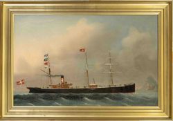 Kapitänsbild um 1900, Schiffsportra