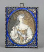 Miniaturportrait der Madame Sophie,