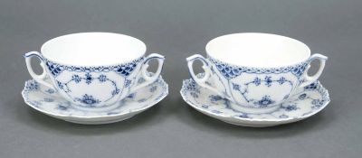 Zwei Suppentassen mit UT, Royal Cop