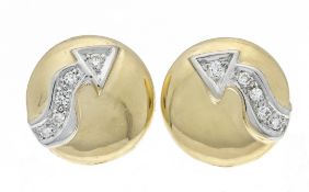 Bouton Brillant-Ohrstecker GG/WG 58
