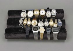 Konvolut 20 Armbanduhren, verschiedene Fi