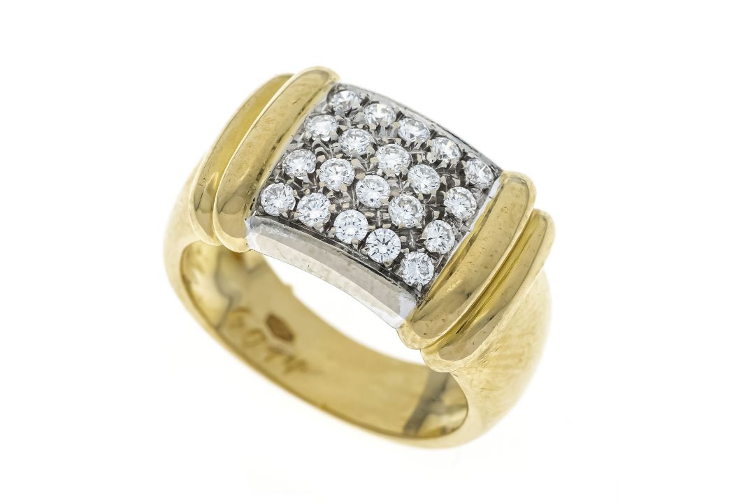 Wempe Brillant-Ring GG/WG 750/000 mit 20 - Bild 1 aus 2