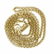 Chopard chain GG 750/000 with lobster clasp, W. 2 mm, L. 42 cm, marked Chopard, 8.4 g