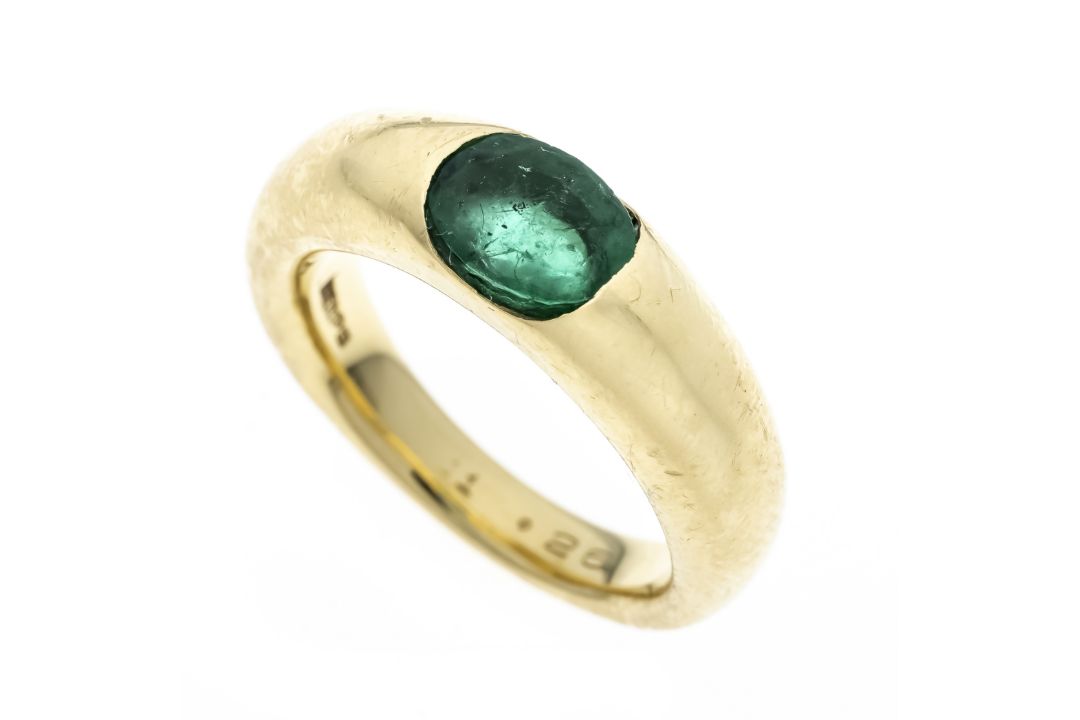Fa. Wempe Smaragd-Ring GG 750/000 mit ein
