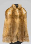 Kurzes Vintage Cape, changierende