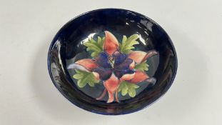 MOORCROFT BOWL (RESTORED) 