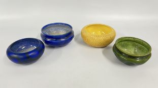 A COLLECTION OF BRETBY BOWLS, 4.