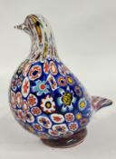 ALDO NASON STYLE ART GLASS DOVE, HEIGHT 19CM.