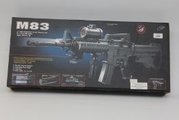 M83 DESIGN 1/1 SCALE NEW GENERATION AIRSOFT ELECTRIC BB GUN BOXED.