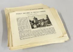 A GROUP OF POCKET HISTORIES OF SUFFOLK PARISHES.