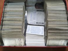 CIGARETTE CARDS: TIN WITH TYPICAL 1930s ODDS AND PART SETS, PLAYER, WILLS,