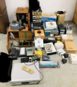 EXTENSIVE COLLECTION OF ELECTRONIC TESTING EQUIPMENT TO INCLUDE ORTEC BROOKDEAL PHASE SENSITIVE