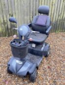 DRIVE ENVOY MOBILITY SCOOTER WITH KEYS AND CHARGER (NOT CHARGED, AS CLEARED - SOLD AS SEEN).