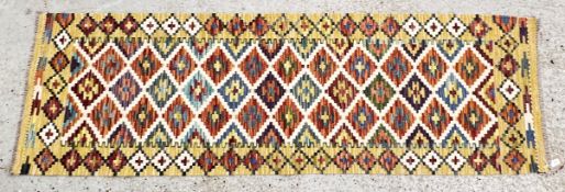 CHOBI KILIM RUNNER, 197 X 62.