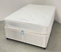 DOUBLE DIVAN WITH SLEEP RIGHT GENOA MEDIUM.