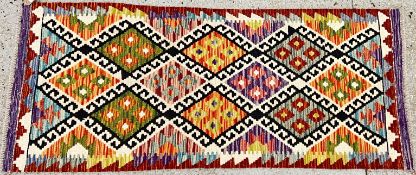 CHOBI KILIM RUNNER, 154 X 66.