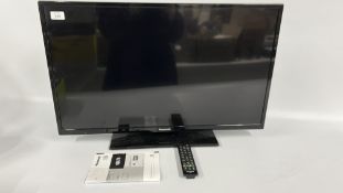 PANASONIC 32 INCH TELEVISION WITH REMOTE AND INSTRUCTIONS - SOLD AS SEEN.