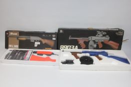 BISON MODEL C401C BB AIRSOFT GUN BOXED AND 8903A SERIES 1/1 SCALE AIRSOFT GUN BOXED.