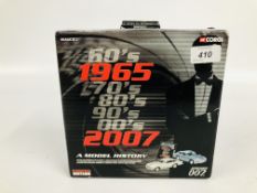 A LIMITED EDITION CORGI JAMES BOND 007 MODEL CAR SET.