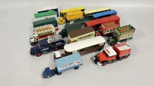 A TRAY OF UNBOXED 1.50 SCALE MODELS MAINLY IN V.G.C.