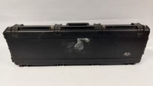 A GOOD QUALITY ''CASE CLUB'' GUN CASE WITH WHEELS.