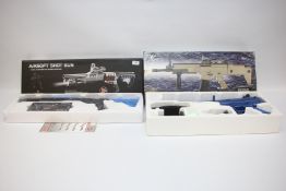 TWO AS NEW BOXED AIR SOFT GUNS INCLUDING 6MM BB SHOTGUN AND 8902A 6MM BB RIFLE - (ALL GUNS TO BE