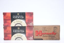 60 X ROUNDS OF .22 - .250 RIFLE AMMUNITIION INC HARNADY VARMINT EXPRESS & FEDERAL PREMIUM V.