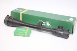 AS NEW BOXED RICHTER OPTIK R16-24X50 AOE SCOPE.