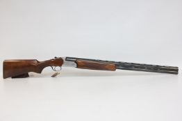 MIDLAND GUN COMPANY 12 GAUGE OVER AND UNDER SHOTGUN, 28 INCH FIXED CHOKE EJECTOR BARRELS,