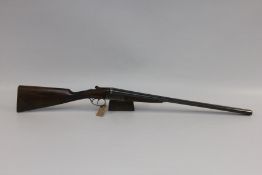 AYA 12 GAUGE SIDE BY SIDE SHOTGUN, 26 INCH FIXED CHOKE EJECTOR BARRELS,
