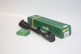 AS NEW BOXED RICHTER OPTIK R16-24X50 AOE SCOPE.