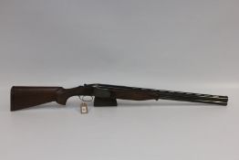 LANBER 12 GAUGE OVER AND UNDER SHOTGUN, 27½ INCH MULTI CHOKE EJECTOR BARRELS,
