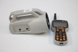 A FOX PRO INFERNO RADIO CONTROLLED CALLER WITH REMOTE - SOLD AS SEEN.