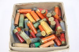 ASSORTED CALIBRE VINTAGE CARTRIDGES TO INCLUDE GALLYONS, KYNOCH, ELEY, BLUE ROCK, YELLOW WIZARD,