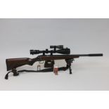 CZ 455 .17 HMR BOLT ACTION RIFLE, #B603312 FITTED WITH UNKNOWN .