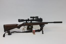 CZ 455 .17 HMR BOLT ACTION RIFLE, #B603312 FITTED WITH UNKNOWN .