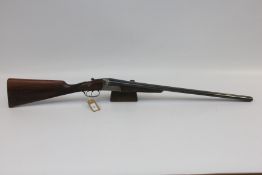 HARRIER 20 GAUGE SIDE BY SIDE SHOTGUN, 26 INCH FIXED CHOKE BARRELS,