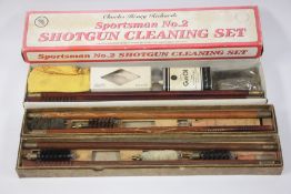 THREE VINTAGE BOXED CLEANING KITS TO INCLUDE PARKER HALE, CHARLES HENRY RICHARDS.