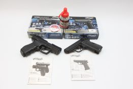 WALTHER CP99 COMPACT Co2 BB .177 CALIBRE PISTOL (HANDGRIP COVER A/F) AND WALTHER MODEL PPK/S .