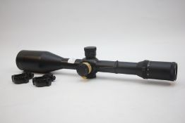 HAKKO 8-52 X 56 RIFLE SCOPE WITH MOUNTS.