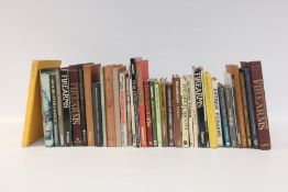 QUANTITY BOOKS RELATING TO SHOOTING AND FIREARMS TO INCLUDE THE COMPLETE HANDGUN,