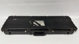 A GOOD QUALITY ''CASE CLUB'' GUN CASE WITH WHEELS.