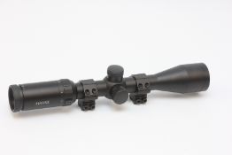 HAWKE VANTAGE 3-9 X 40 MILDOT RIFLE SCOPE BOXED COMPLETE WITH MOUNTS AND INSTRUCTIONS.