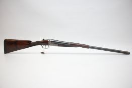 HARDY BROS 12 BORE SIDE BY SIDE SHOTGUN, 26 INCH BARRELS BY BRAYBROOK NORFOLK,