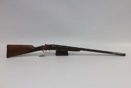 LAURONA 16 GAUGE SIDE BY SIDE SHOTGUN, 28 INCH FIXED CHOKE BARRELS,