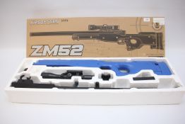 A BOXED AS NEW SUPER POWER ZM52 6MM BB AIR SOFT GUN - (ALL GUNS TO BE INSPECTED AND SERVICED BY