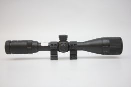 STOEGER 3-9X40 AO SCOPE WITH MOUNTS.