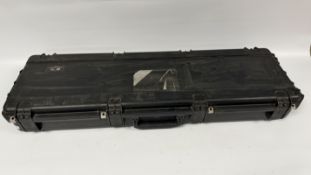 A GOOD QUALITY ''CASE CLUB'' GUN CASE WITH WHEELS.