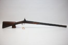 ANTIQUE PERCUSSION CAP RIFLE WITH LOADING ROD - (ALL GUNS TO BE INSPECTED AND SERVICED BY QUALIFIED